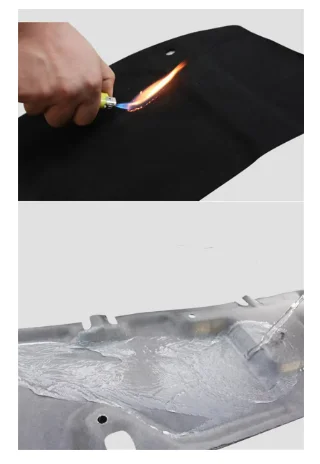 Fireproof cotton engine hood trunk cargo sound heat insulation for toyota corolla e210 accessories