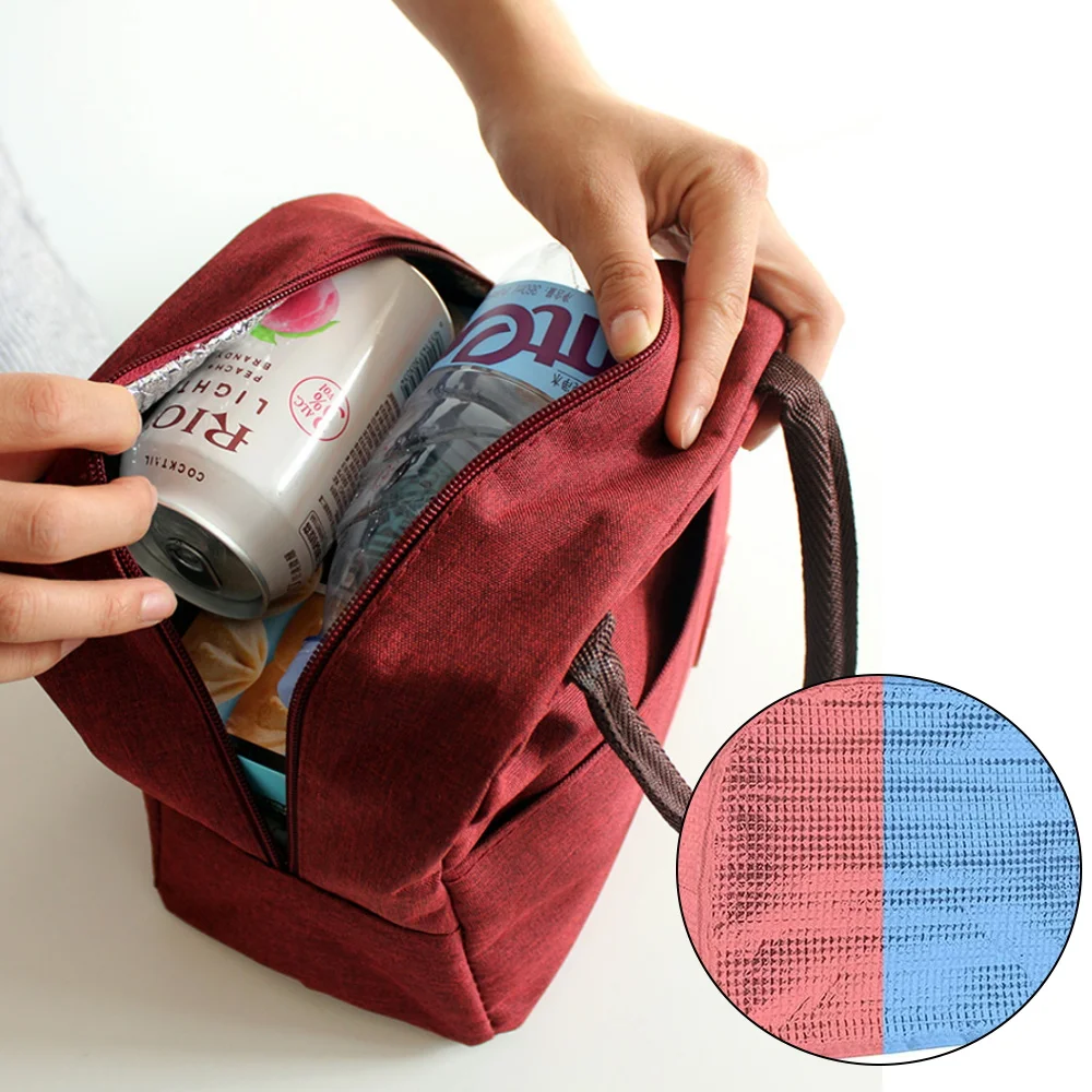 Lunch Bag Thermal Insulated Friends Print Lunch Box Tote Cooler Handbag Bento Pouch Dinner Container Travel Food Storage Bags
