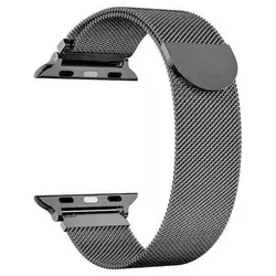 Elegant Milanese Loop Metal Bracelet - 42mm 44mm 45mm 49mm (Slate)