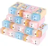 6 pcs Cute Kid Animal Erasers Fun Desk Pets Jelly Eraser for Students Kawaii Stationery School Supplies Prize Gifts Party Favors 1