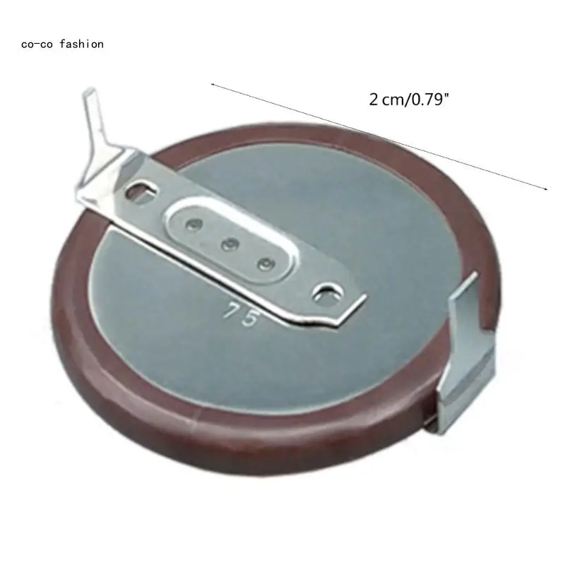 517B Lithium 180 Degree Tab for Car Key Remote Control Replacement Rechargeable VL/HFN Coin 20mm