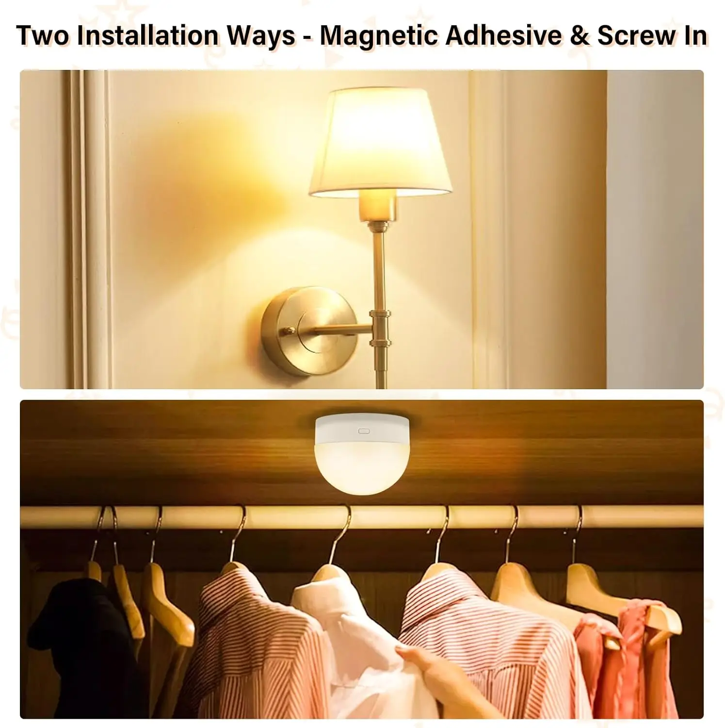 Battery Operated Light Bulbs Removable Base Magnetic USB Fast Charging Timer 15 Color 5W Rechargeable LED Light Emergency Bulb emergency light emergency light bulb