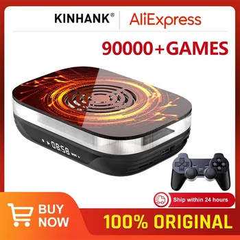 KINHANK Super Console X4 Plus – Amlogic S905X4 Retro Video Game Console, 90,000+ Games, 60+ Emulators, Arcade/MAME/NAOMI Support 1
