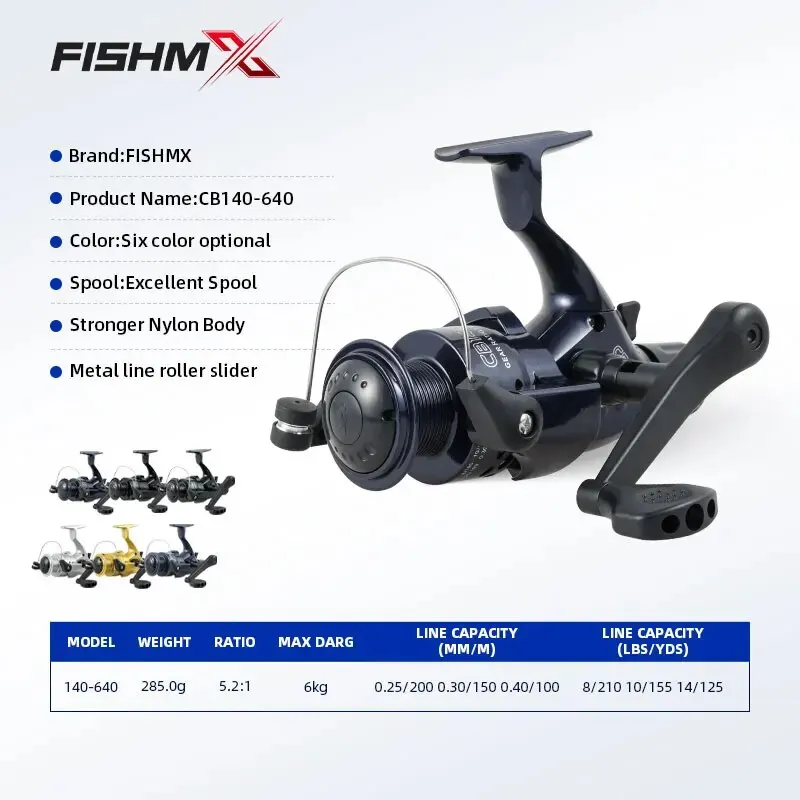 Spinning Fishing Reels FishMX CB140-640