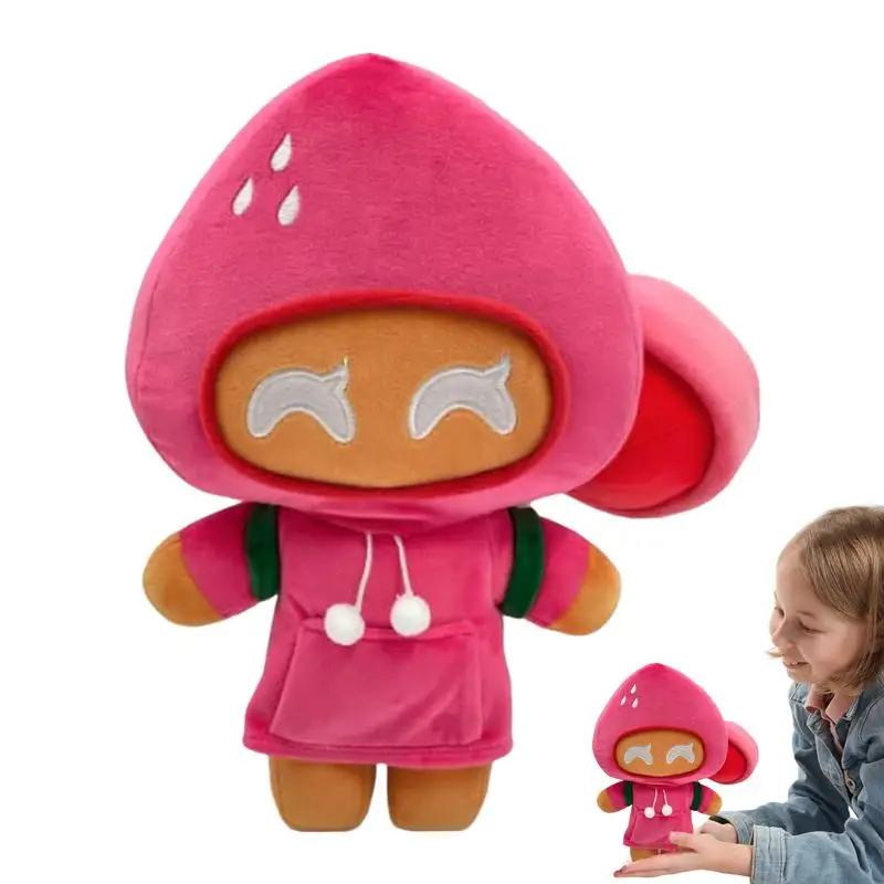 Christmas Gingerbread Plush Toy Anime Cookie Run Cake Hound Strawberry Cartoon Doll Kids Toys boys Girls Birthday Christmas Gift