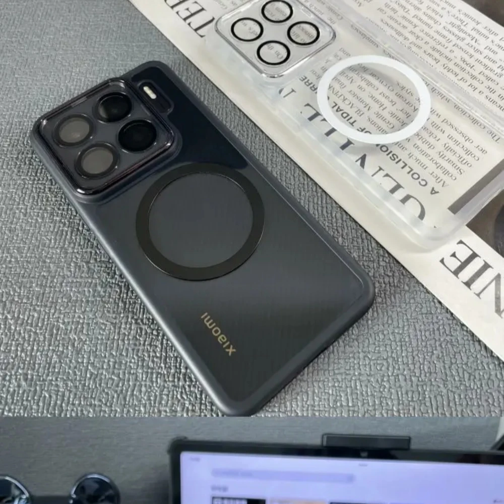 Translucent TPU Wireless Charging Case with Built-in Lens Protector & Soft Shockproof Frame