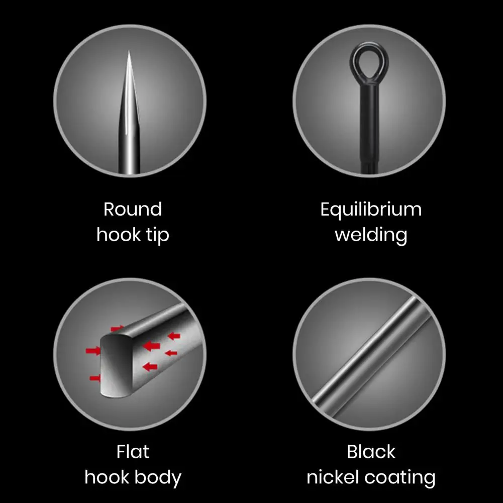 

Treble Hooks Corrosion Resistant Fishing Treble Hooks Strong Penetrating Freshwater Replacement Sharp Hooks Fishing Accessories