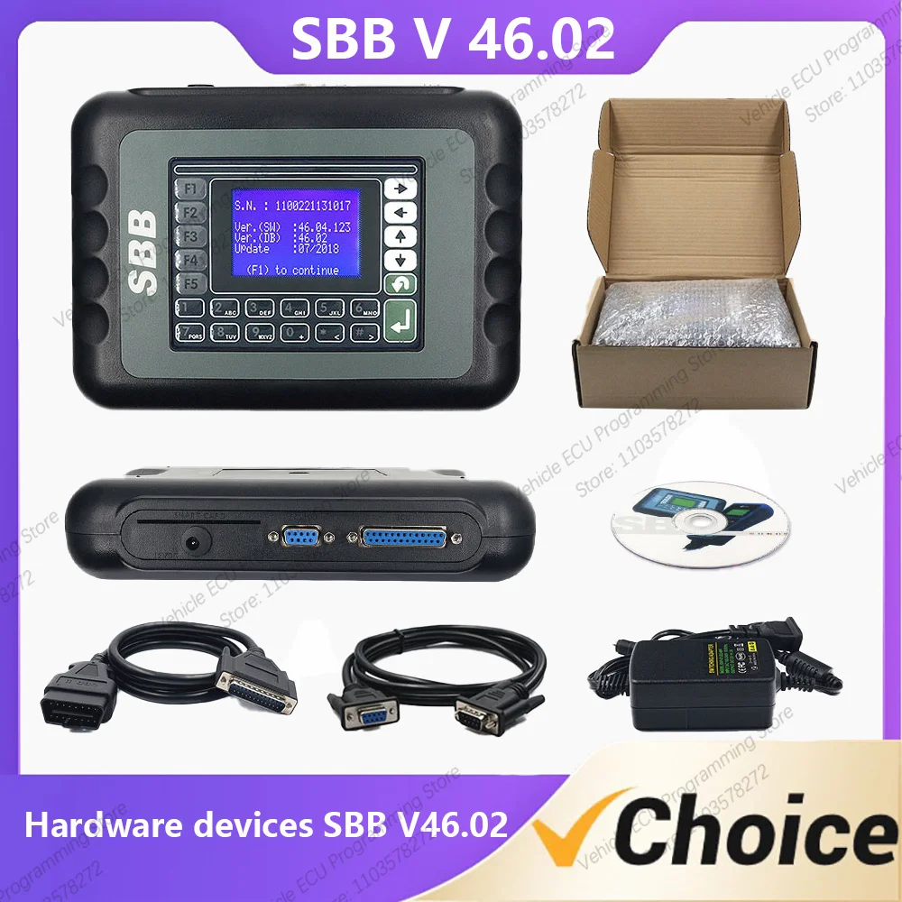 

SBB V46.02 Keys Programmer Automobiles Car Diagnostic Tool Maintenance Scanning Equipment Multilingual Multi-vehicle-15%