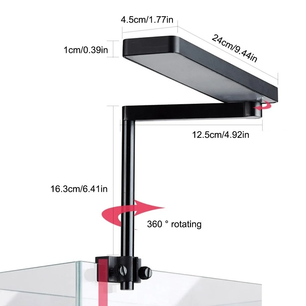 2022 Chihiros C2 Full Spectrum C2 RGB Aquarium LED Light with Bluetooth Controller Built-in Suite for Mini Nano Aquatic Tanks