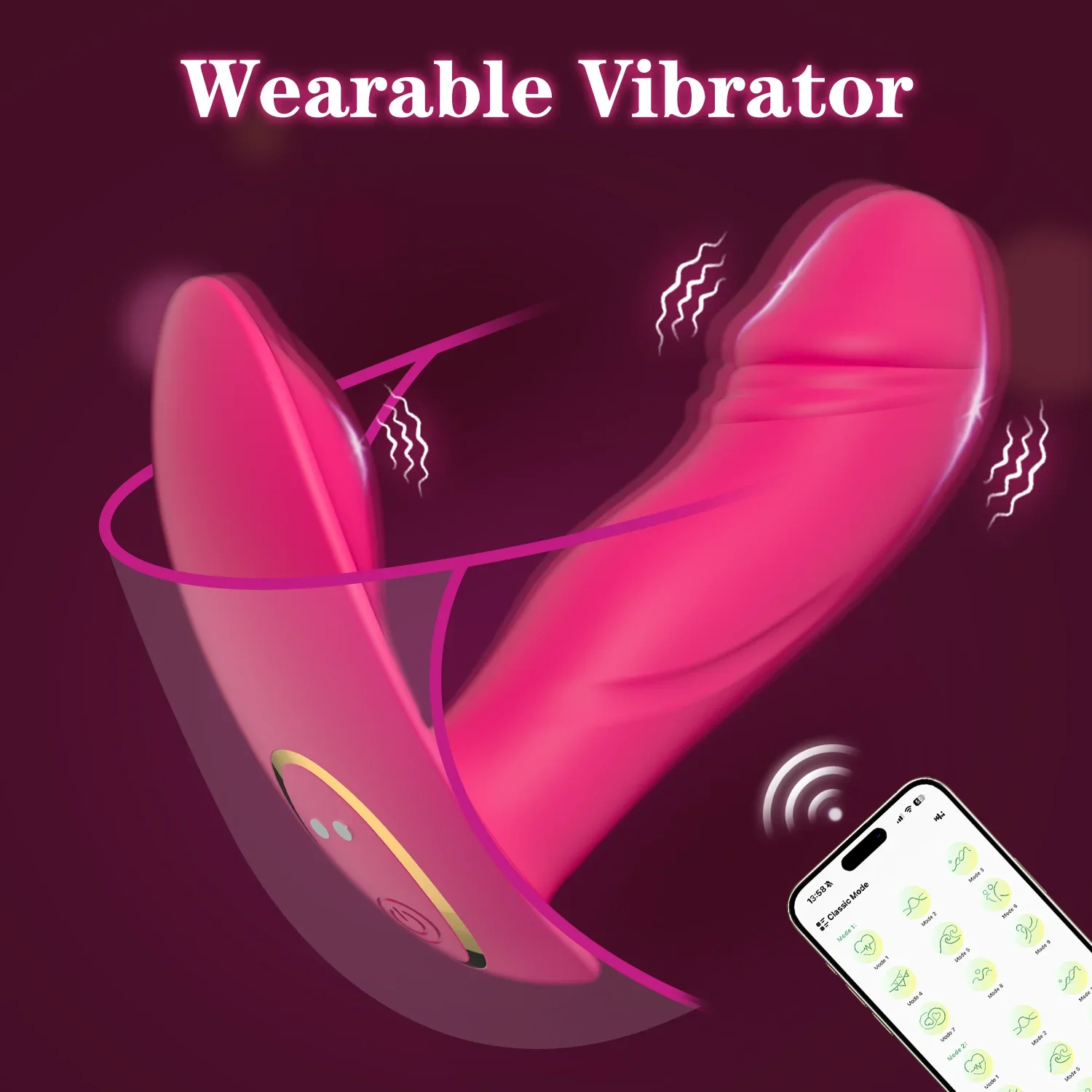 APP Control Vibrator for Women Clitoris Stimulator G-Spot Vagina Massager Butt Plug Vibrating Wearable Adult Female Sex Toy sex toy