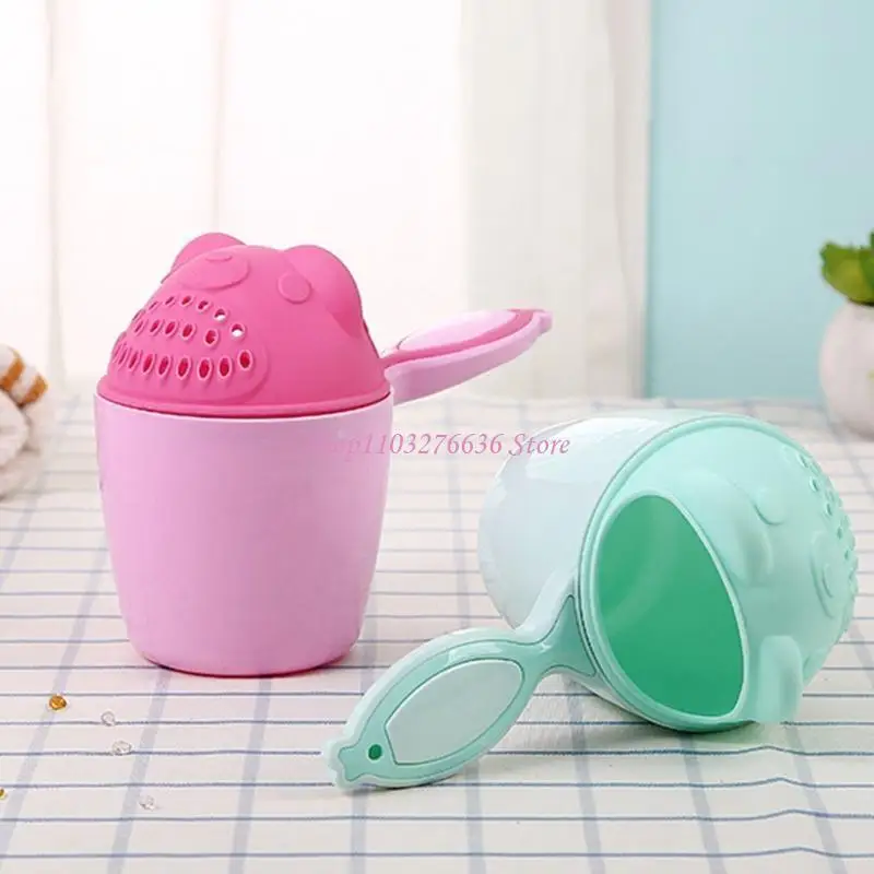 R6FD Cartoon Baby Bad Wasserfall Rinser Kinder Shampoo Spülen Tasse Bad Dusche Waschen für Kopf Tasse Kinder Baden Baby Dusche – Detail 10