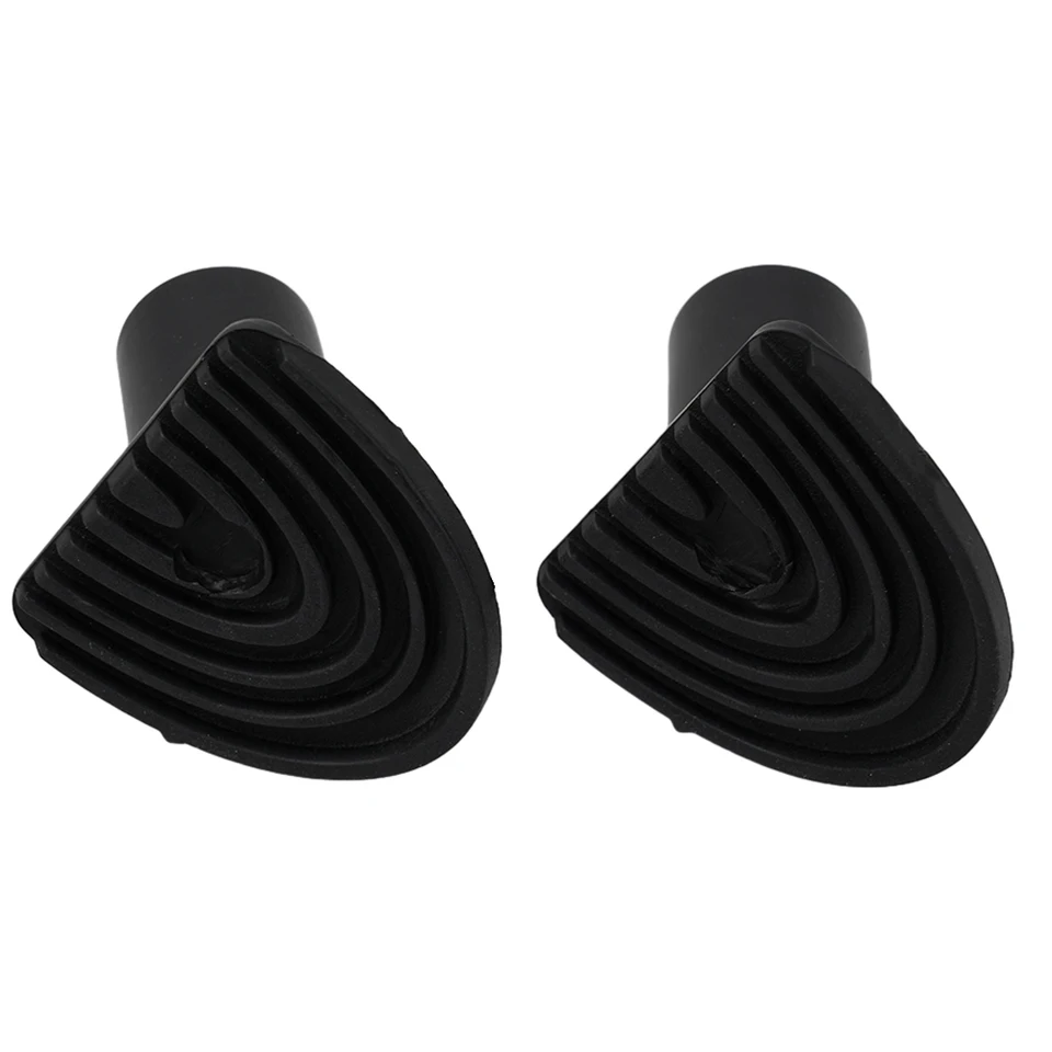 Set Di 2 Piedini Di Ricambio In Gomma Nera Per Sacca Da Golf - Resistenti All'usura, Facili Da Installare, Presa Forte