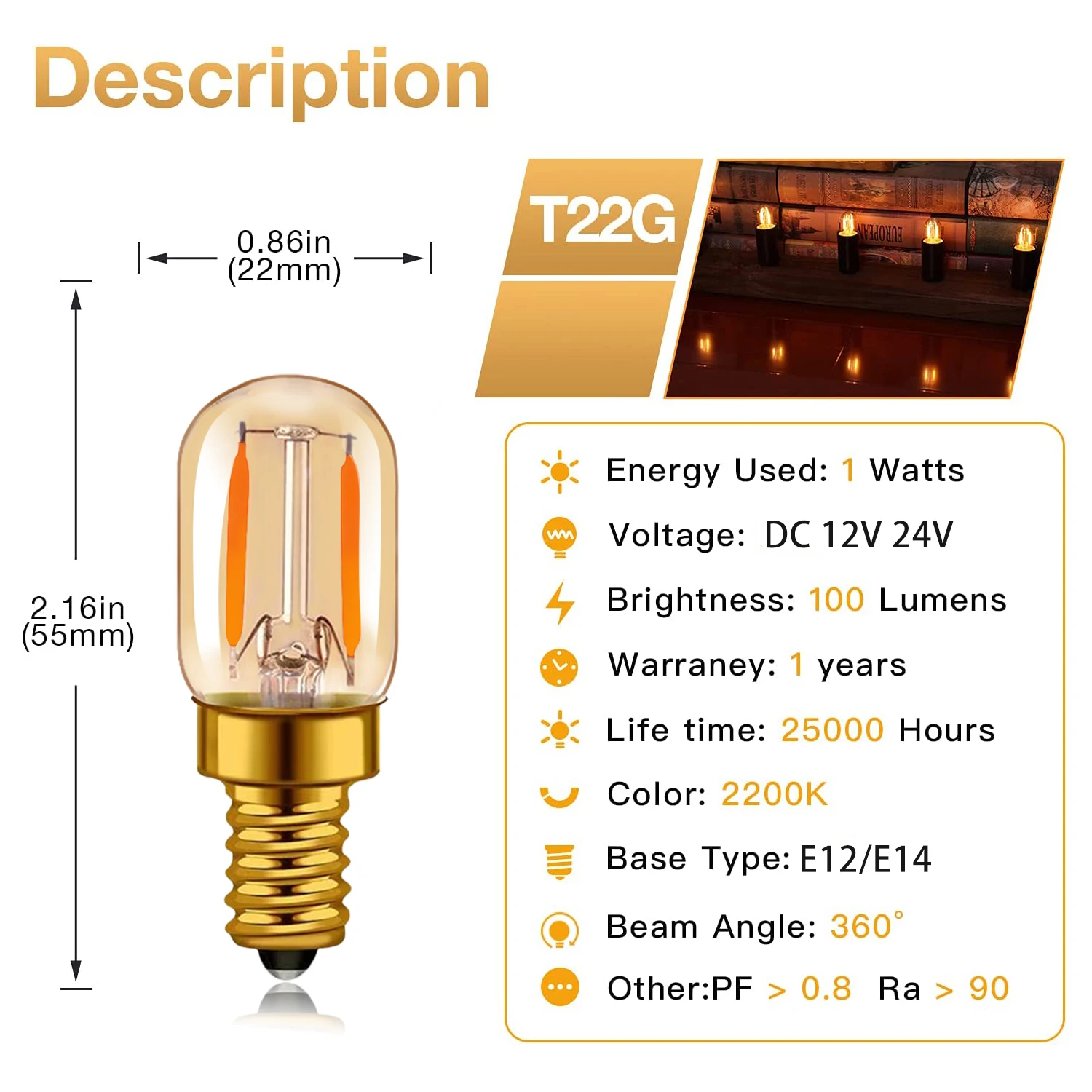 Dimmable Light Bulb E14 2200k | Led Lamp E14 Dimmable | Filament Light Bulb - Bulbs & Tubes - Aliexpress