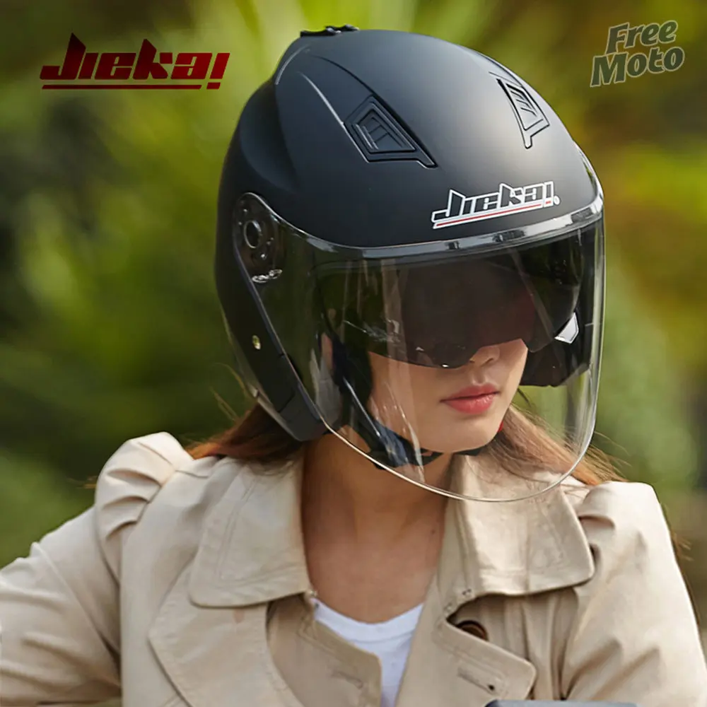 Vintage Dual-Lens Motorcycle Helmet 2