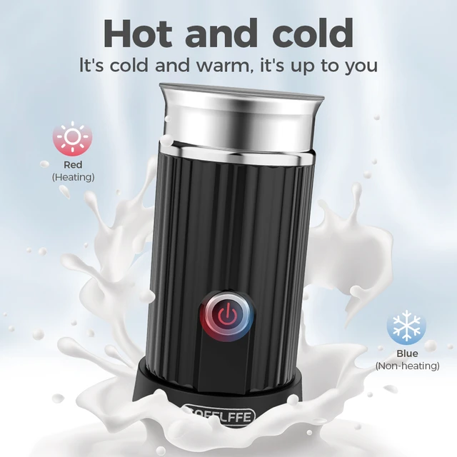 NEW Automatic Hot and Cold Milk Frother Warmer for Latte, Foam Maker for  Coffee, Hot Chocolates, Cappuccino - AliExpress