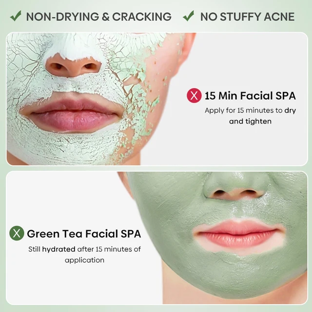 Face Purifying Mask Green Tea Cleansing Mask Stick