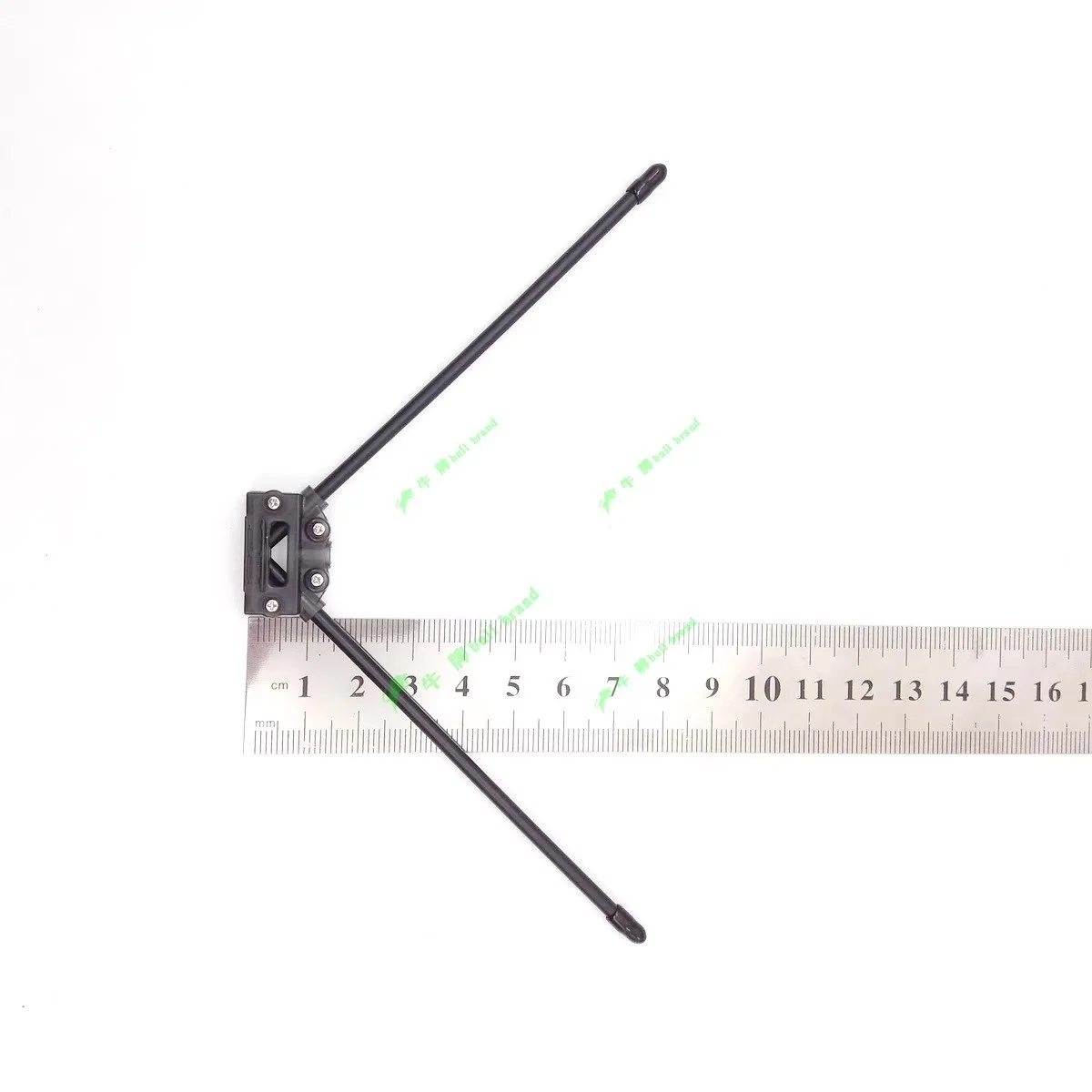 Lot de 3 supports d'antenne FPV en V, compatibles DJI O3, ELRS, Crossfire, avec système d'amortissement des vibrations.