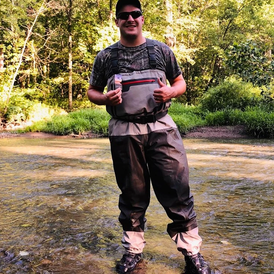Pantalon de pêche avec bottes, modèle SP03