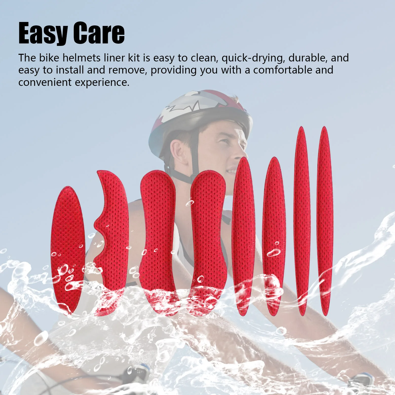 Fast Free Shipping 27pcs/set Helmet Padding Kits Replacement Motorcycle