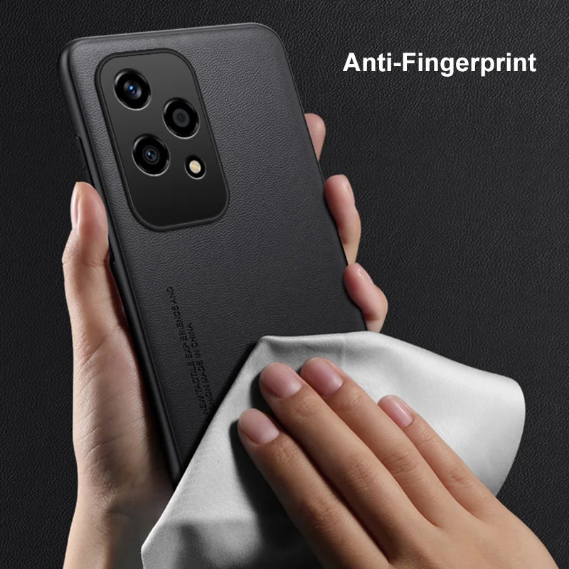 Luxury PU Leather Shockproof Phone Case – Full Protection Back Cover
