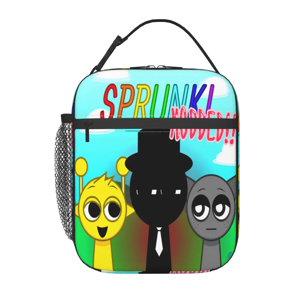 Sprunki Incredibox Sprunki Thermal Insulated Lunch Bags for Work Portable Food Bag Container Cooler Thermal Lunch Boxes