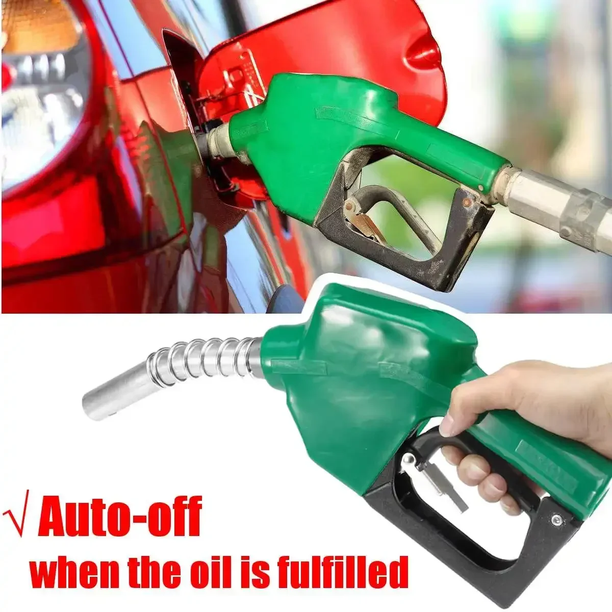 Stainless Steel refilling nozzle gun Automatic Cut off Fuel Refilling Nozzle Diesel Oil Dispensing Tool Oil Water Refueling Gun
