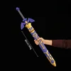The Hyrule Fantasy Weapon Zeldas Master Sword Hylian Shield 80cm PU Samurai Sword Weapon Model Collection Crafts Cosplay Props 4