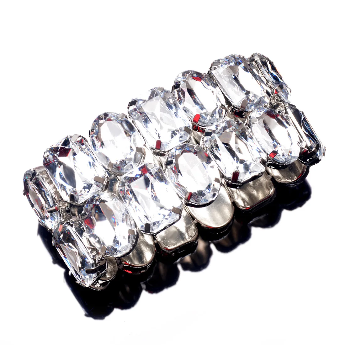 Fashion Ladies Stretch Bracelet Exquisite Crystal Girl Bracelet Jewelry Wedding Bridal Jewelry Accessories Gifts 6