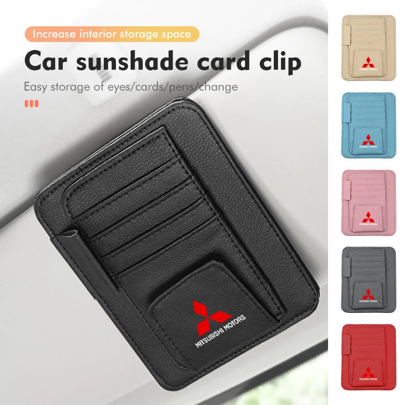 Автомобильный держатель для солнцезащитных очков Mitsubishi Outlander Lancer Cross Colt Xpander Mirage Attrage