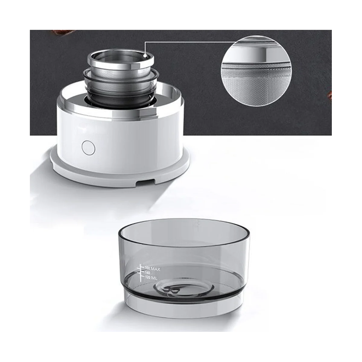 Mini Coffee Machine Semi-Automatic Coffee Brewer Manual Drip Coffe Brewing Equipment Food Processor Coffee Grinder 3