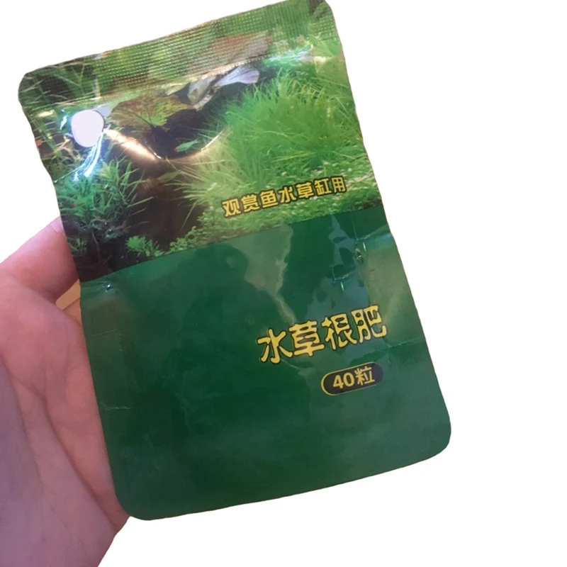 Aquatic Plant Water Root Organic Resin Wraps Fertilizer Condensed Aquarium Fish Tank Cylinder Fish Tank Nutrition 40Pcs/lot