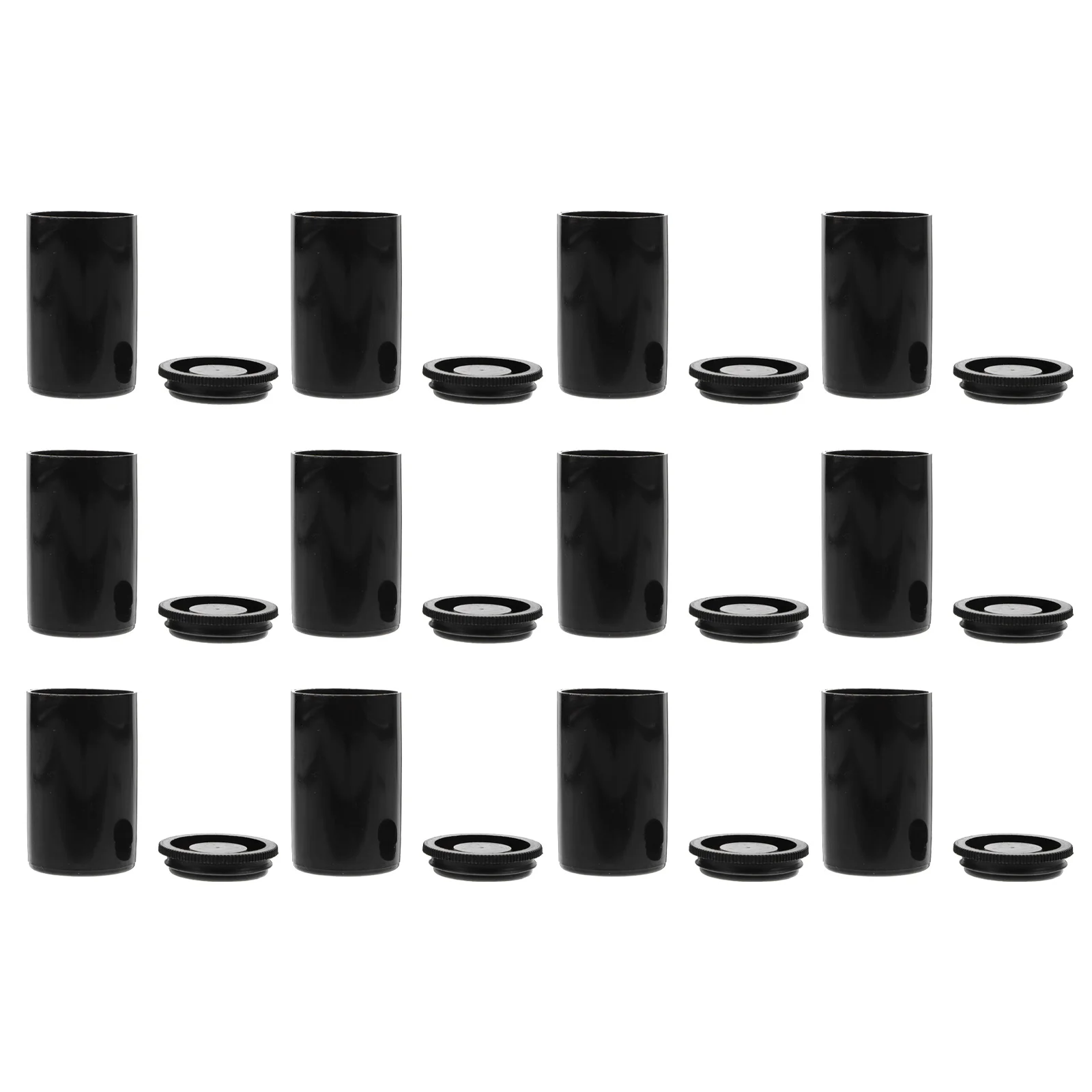 

36pcs Film Canisters Film Roll Canisters Holder with Lid Film Storage Containers