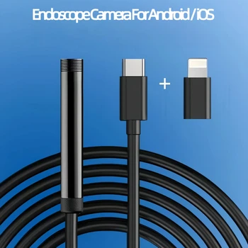 Type-C Endoscope Camera 1080P 2MP  1/3/5/10M Inspection Camera Car Pipeline Borescope For Android IOS  (15,16,12,11,8,6........) 1