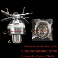 Lame de rechange universelle à 8 lames pour mixeur haute vitesse 2L, mixeur commercial pour lait de soja et machine à glace pilée 2