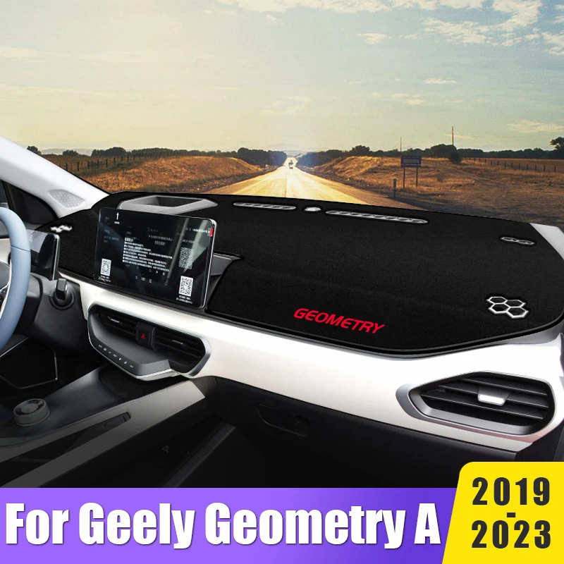 

For Geely Geometry A 2019 2020 2021 2022 2023 Car Dashboard Cover Mat Non-Slip Pad Instrument Panel Carpets DashMat Accessories