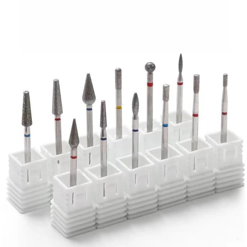 Diamond Nail Drill Bit Milling Cutter Cuticle Clean Gel Overflow Removal Manicure Pedicure Tool 1Pc manicure pedicure kit,manicure sets,manicure set
