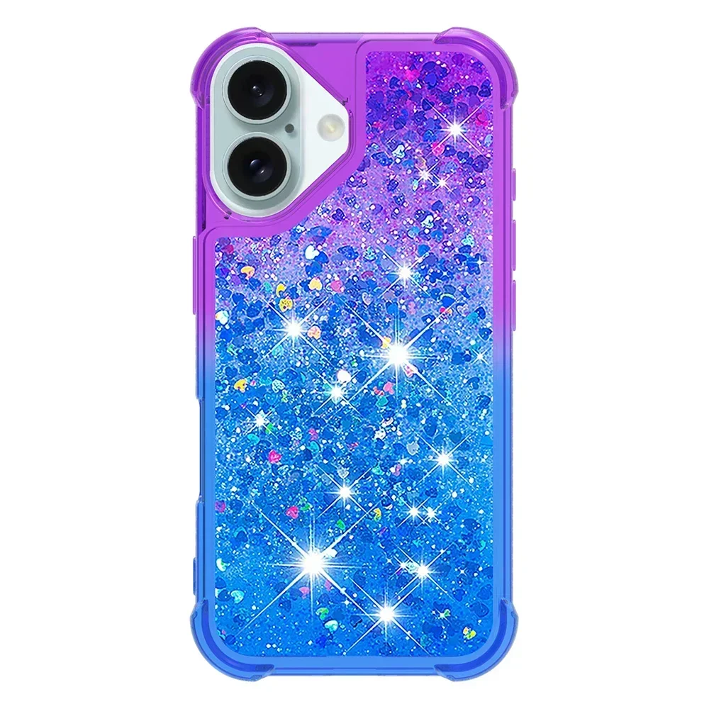 Bling Moving Liquid Glitter TPU Protective Waterfall Phone Case