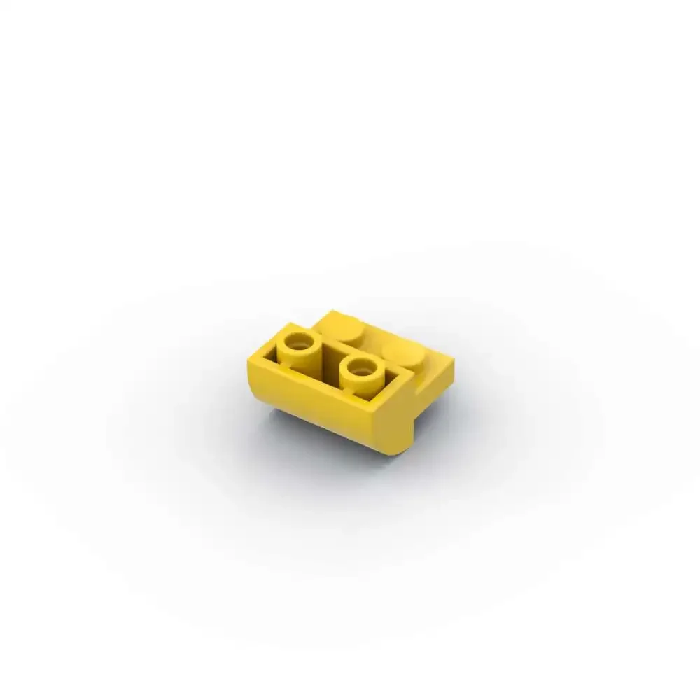 MOC 10개 부품 브릭 1750 경사형 곡선 2x2 빌딩 블록 세트 2개의 홈이 있는 뒤집힌 스터드 포함 입자 장난감 생일 어린이 선물