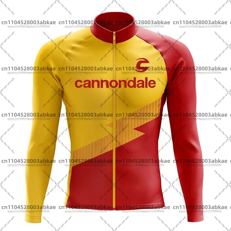 Cannondale Men's Long Sleeve Thin Cycling Jersey Spring and Autumn Anti-UV Mesh Mountain Bike Clothing - Image 4