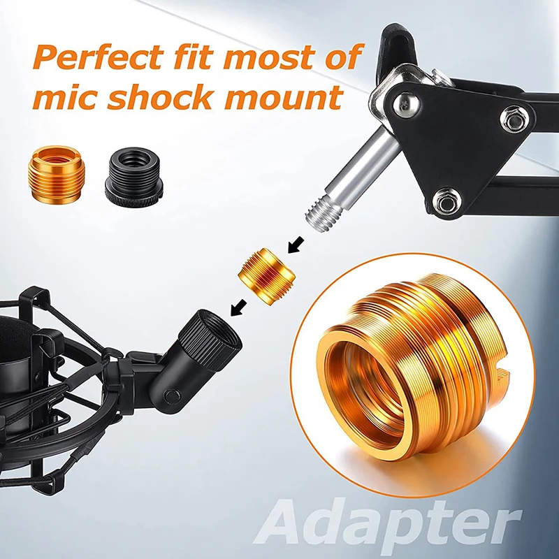 4Pcs Microphone Clip Screws Thread Adaptor Converter Conversion Nut