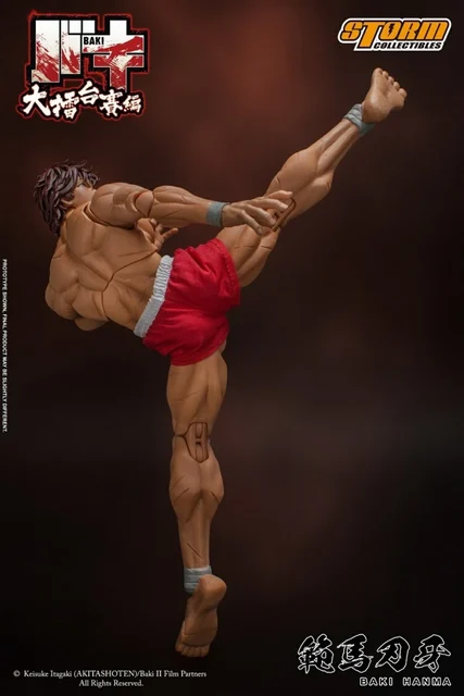 Original Storm Toys Comic Série BAKI, BAKI HANMA KIBK01, Escultura