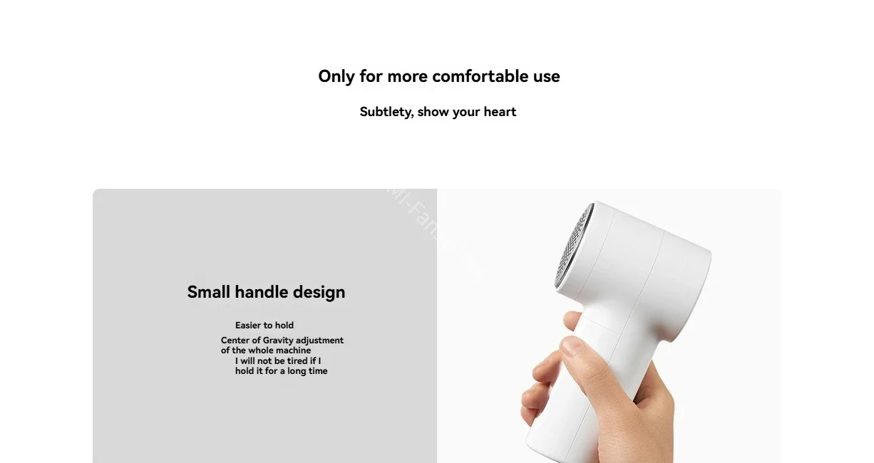 Xiaomi Mijia 2 Compact & Powerful Clothes Fuzz Shaver description image 11