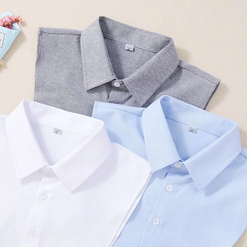 Detachable Business False Shirt Collar Women Men Fashion Fake Collar Blouse Lapel Blouse Top Male Femal Clothes Accessories