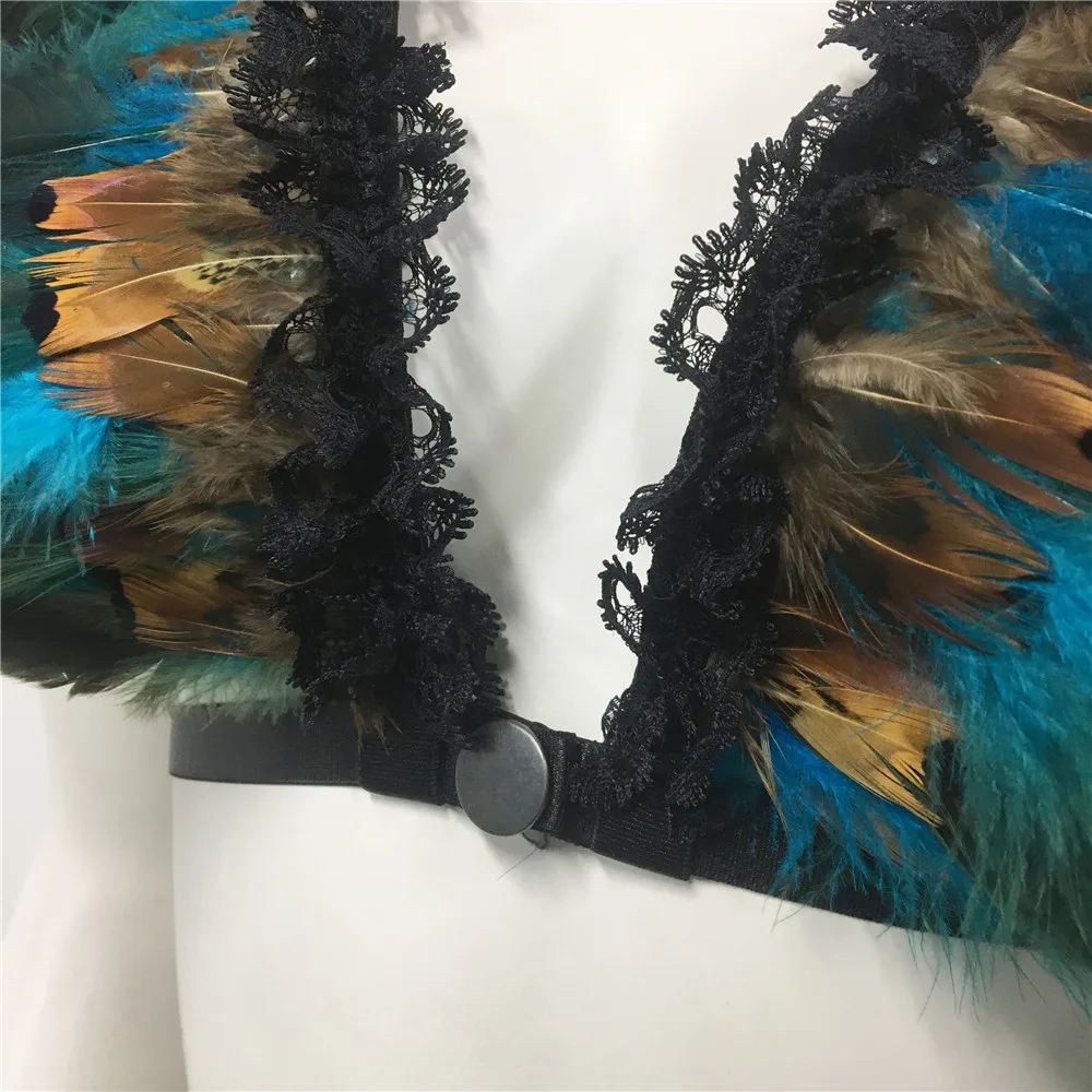 Epaulette Burning Man Festival Rave Body Harness Festa de Halloween Bralette