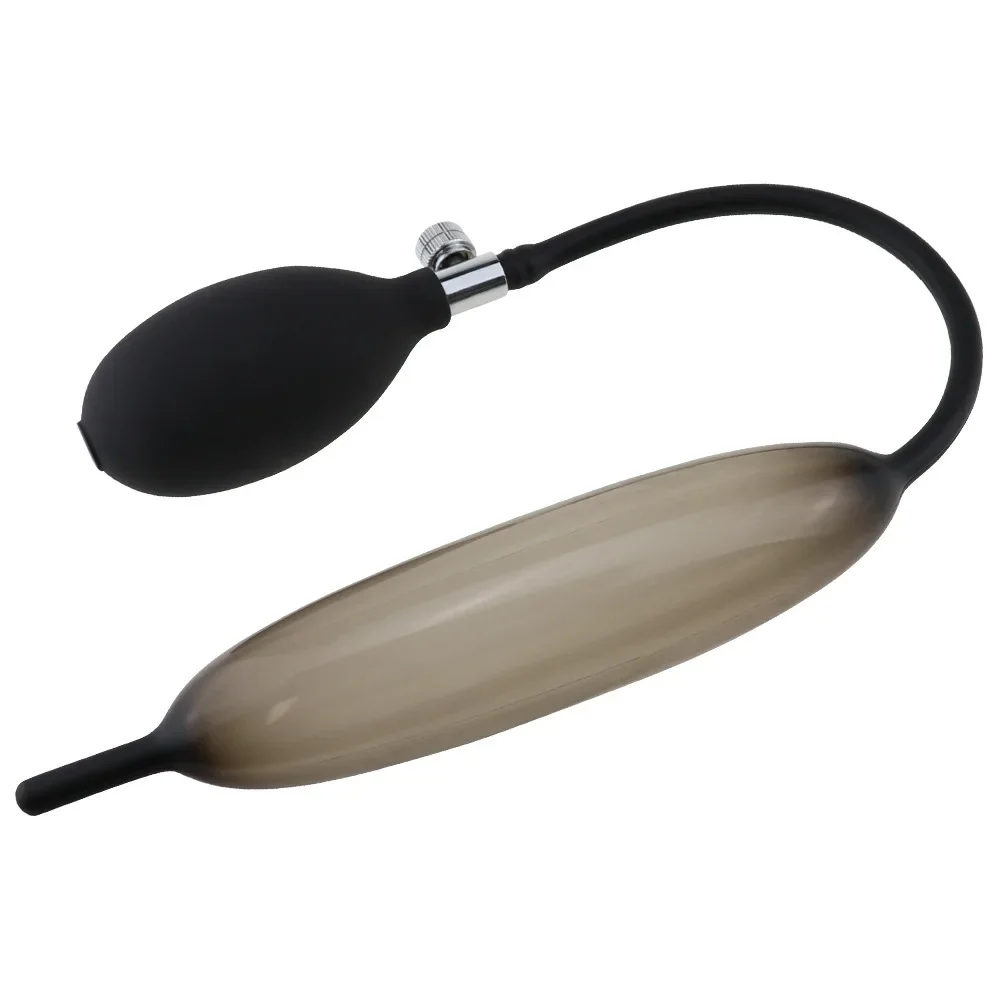 Urethral Dilator Silicone Urethral Dilator Inflatable Penis Plug Catheter Sounds Stick Male Penis Plug Massager Rod Pump Strethcer Sex Toys