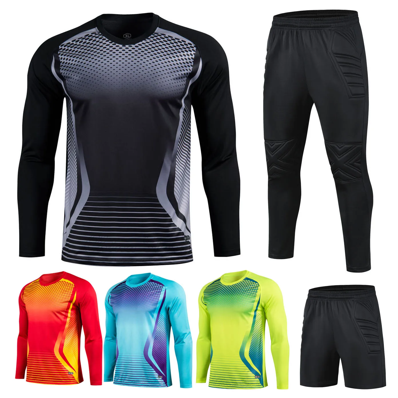 AthletesFootballGoalkeepersUniformAdultSoccerGoalieJerseysMale