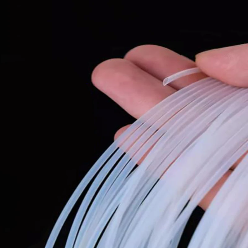 Plastic Tube 1Pcs PTFE Capillary Soft Tube ID 0.3-4mm Filament High Temperature Corrosion Resistance 3D Printer Part