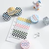 1pcs Checkerboard Masking Tape 15mm Multi Color Check Paper Washi Tape School Decoration Stickers for Diary Album A6996 3