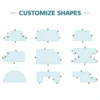 Custom Bench Seat Cushion Bay Window Seating Pad  Long Mattress Custom Chair Seat Pad Decorative Garden Cojines Pads Swings 6