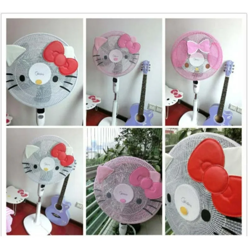 

Sanrio Anime Hello Kitty Electric Fan Dust Cover Fan Cover Dust Cover Children's Fan Clip Cover Kawaii Daily Necessities Gift